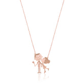 Special Valentine's Necklace with the Names of the Beloved